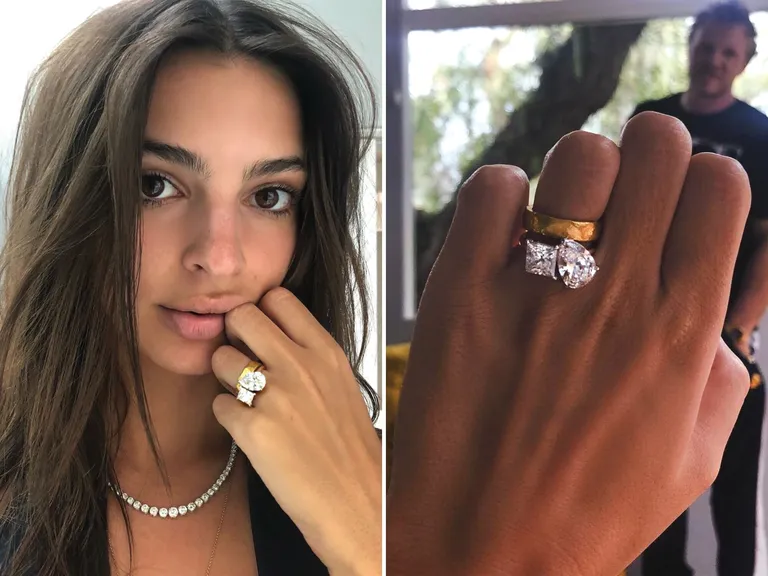 Emily Ratajkowski e seus anéis